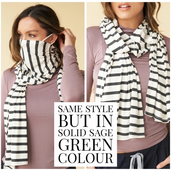 ✨3/$15 La Relaxed | Sage Green Oasis Scarf - Picture 1 of 2